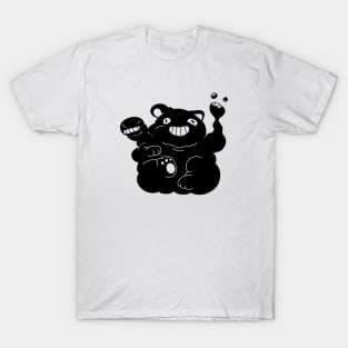 Smiley Black Cat T-Shirt